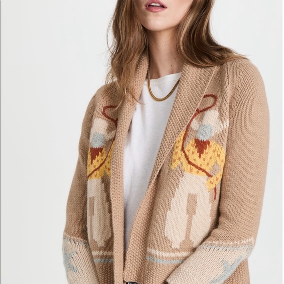 THE GREAT. | Sweaters | The Great Cowboy Lodge Cardigan Sweater In Tobacco  Size | Poshmark